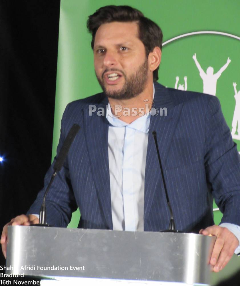 Shahid Afridi Foundation Event Bradford 16th November 2018