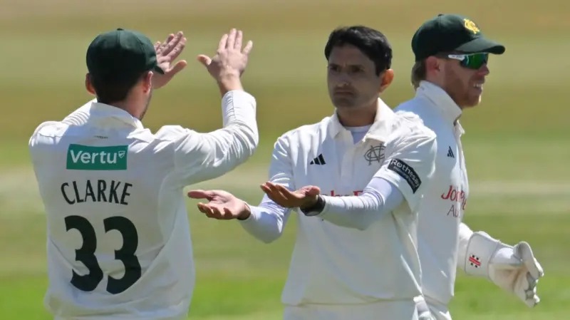 Business as usual for Mohammad Abbas as he takes a 5fer in his debut game for Nottinghamshire 